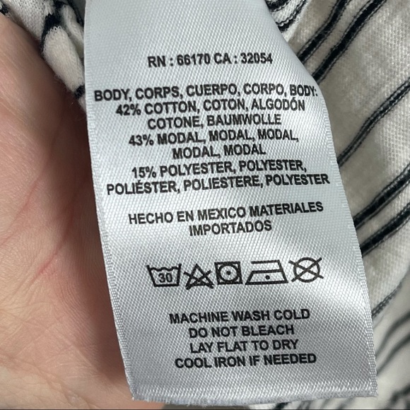 ANTHROPOLOGIE t.la Striped Side Slit Tunic Tank - Picture 3 of 6